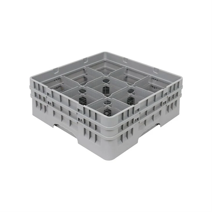 9 Compartment Glass Rack factory