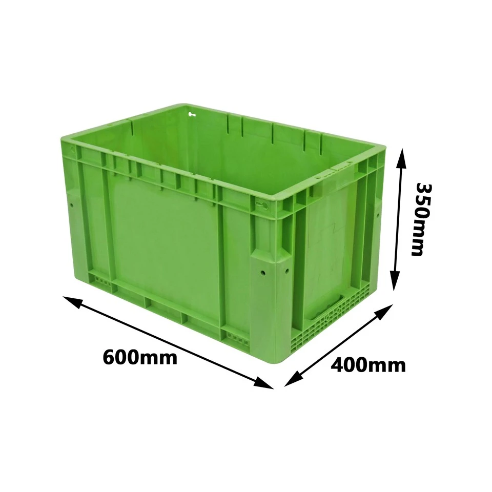 กล่องหมุนเวียนพลาสติก AS / RS คลังสินค้า 600 * 400 * 350 มม