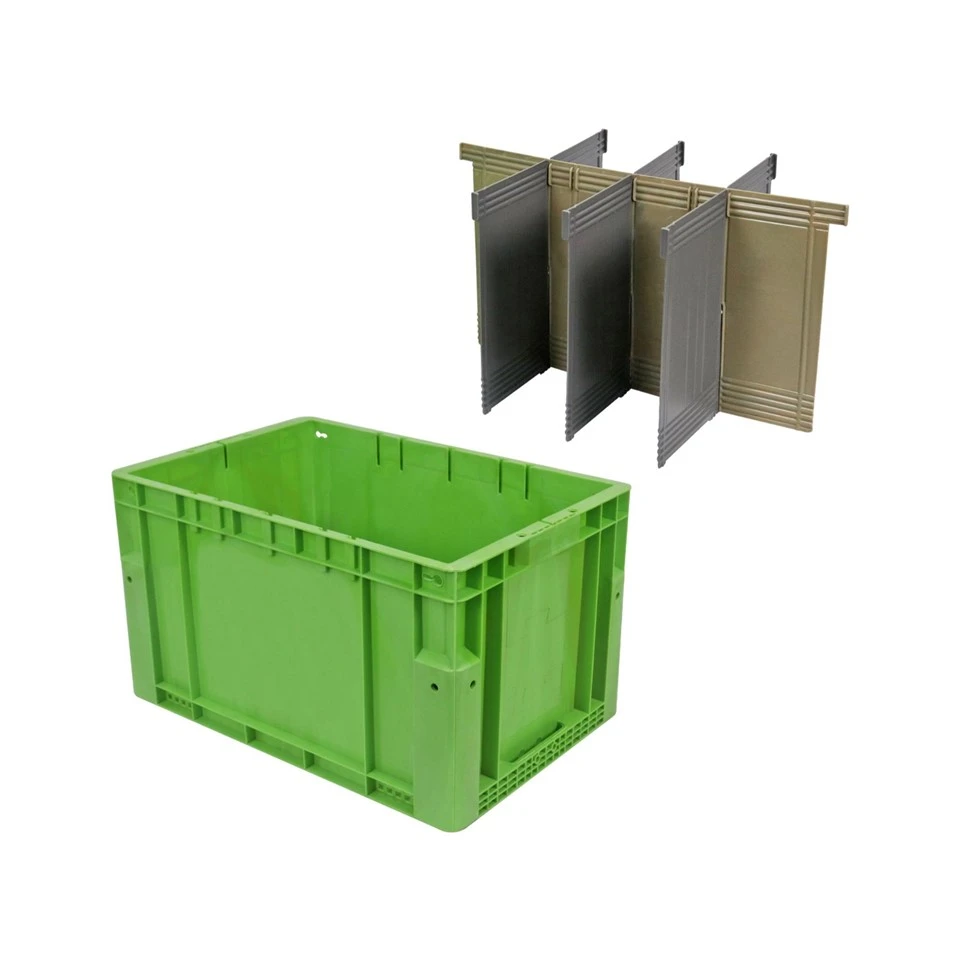 600*400*350mm AS/RS Warehouse Plastic Turnover Box factory